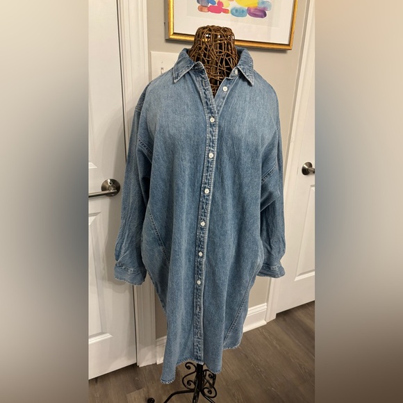 NWT Universal Thread Knee-Length Denim Dress Size L - Picture 1 of 11
